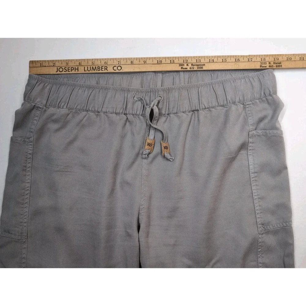 Tentree Womens XL Colwood Jogger Tencel Lightweight Pant Grey Pullon Organic
